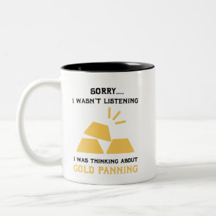 Funny Gold Miner Mining Digger cadeaus Tweekleurige Koffiemok