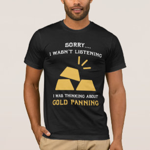 Funny Gold Miner Mining Digger verjaardagscadeidee T-shirt
