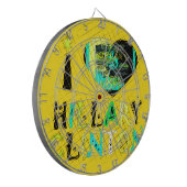 Funny Golden lovey Amazing Hope Hillary for USA Co Dartbord (Voorkant Links)