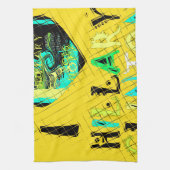 Funny Golden lovey Amazing Hope Hillary for USA Co Theedoek (Verticaal)