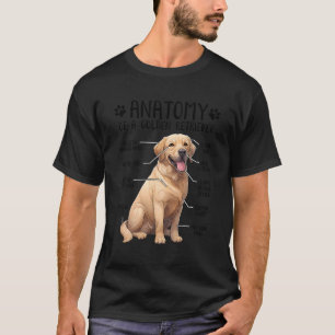 Funny Golden Retriever Anatomy Hondenliefhebber Ei T-shirt