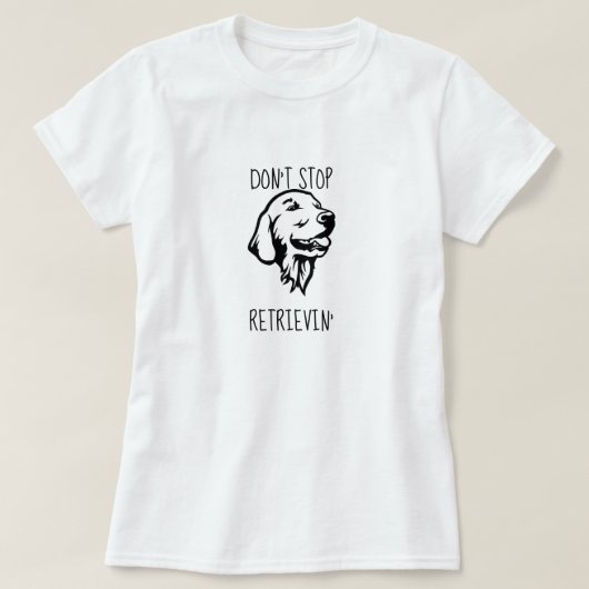 Funny Golden Retriever T-shirt de base (Design devant)