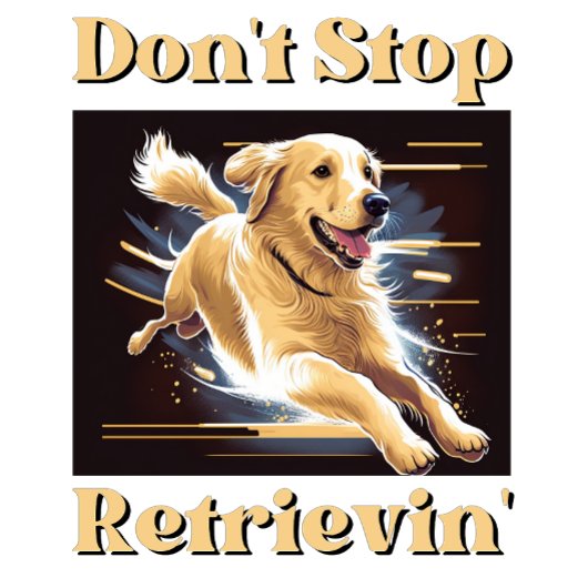 Funny Golden Retriever T-shirt | Parodie de chanso