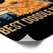 Funny Goldendole  Beste Doodle Mam ooit Poster (Hoek)