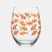 Funny Goldfish Bowl Wijnglas Zonder Voet (Links)