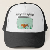 Funny Goldfish en Bowl Trucker Pet (Voorkant)
