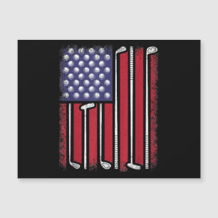 Funny Golf American Flag Golf Speler Golfe