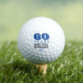Funny Golf Balls 60th Birthday Party Monogrammed Golfballen (Insitu Shirt)