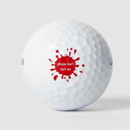 Funny Golf Balls Golfballen (Voorkant)