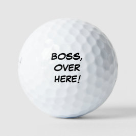 Funny Golf Balls voor boss | Bridgeston e6 Golfballen