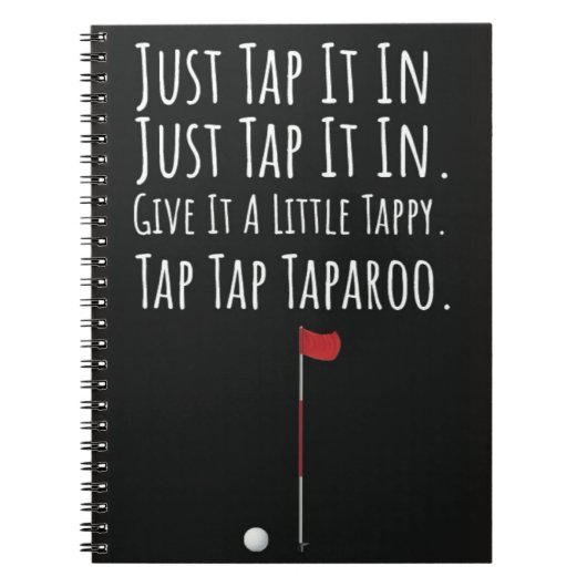 Funny Golf Cadeaux Golfer Humour Carnet de plaisan (Devant)