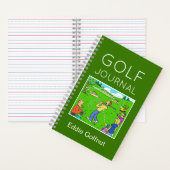 Funny Golf Carnet à personnaliser (À l'intérieur)