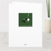 Funny Golf Carte d'anniversaire (Dos)