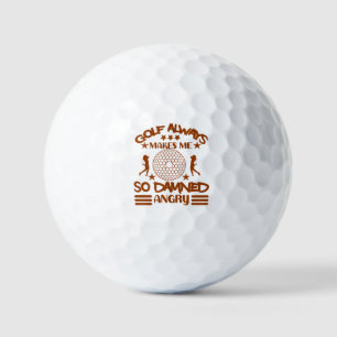 Funny golf citaten, hou van golfgolfballen golfballen