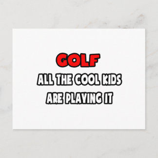 Funny Golf Coach Shirten en geschenken Briefkaart