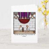 Funny Golf Day 17 janvier Carte de voeux (Fleur jaune)