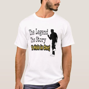 Funny Golf de legende van het verhaal van de lepel T-shirt