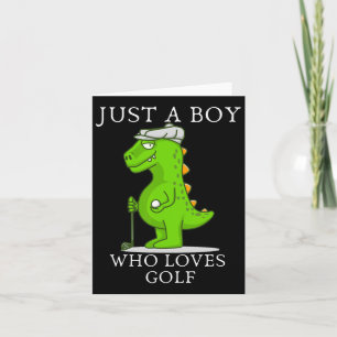 Funny Golf Gift for Boys Kinder Golf Field Game Go Kaart