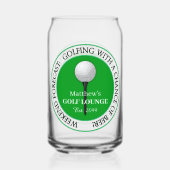 Funny Golf Golfing Boule de golf La bière peut ver (Verso)