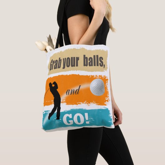 Funny Golf Grab Your Balls ID466 Draagtas (Dichtbij)