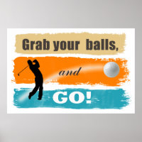 Funny Golf Grab Your Balls ID466