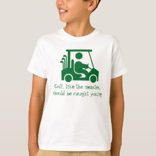 Funny Golf Groene Kinder T-shirt