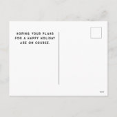 Funny Golf Holiday Briefkaarten (Achterkant)