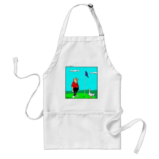 Funny Golf Humor Apron Standaard Schort (Voorkant)