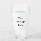 Funny Golf Humor Beer Glass Glas (Achterkant)