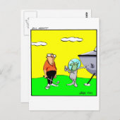 Funny Golf Humor Briefkaart (Voorkant / Achterkant)