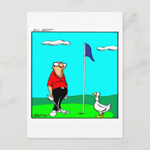 Funny Golf Humor Briefkaart
