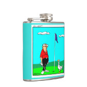 Funny Golf Humor Flask Gift Heupfles (Rechts)