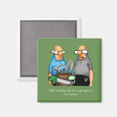Funny Golf Humor Magnet Magneet (Voorkant / Achterkant)