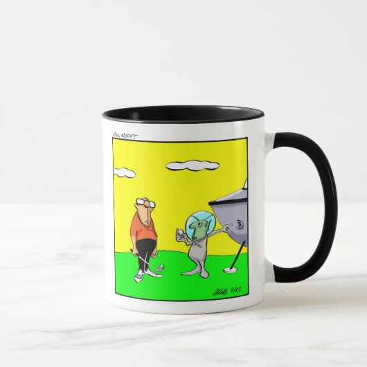 Funny Golf Humor Mok Gift (Rechts)