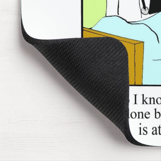 Funny Golf Humor Mousepad Cadeau Muismat (Hoek)