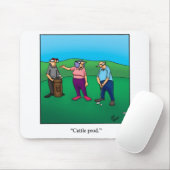 Funny Golf Humor Muismat (Met muis)