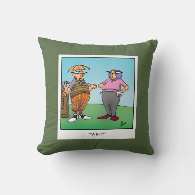 Funny Golf Humor Pillow Gift Kussen (Voorkant)