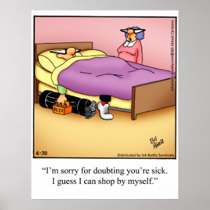 Ziek Humor Kunst, posters en afdrukken | Zazzle.be