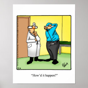 Funny Golf Humor Poster