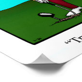 Funny Golf Humor Poster Gift (Hoek)