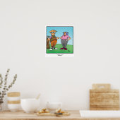 Funny Golf Humor Poster Gift (Keuken)