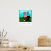 Funny Golf Humor Poster Gift (Keuken)