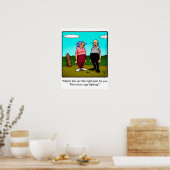 Funny Golf Humor Poster Gift (Keuken)