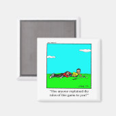 Funny Golf Humor Square Magnet Magneet (Voorkant / Achterkant)