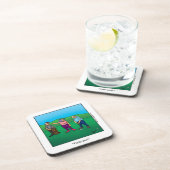 Funny Golf Humour Dessous de verre Set Golf Cadeau (Côté Droit)