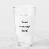 Funny Golf Humour Verre de bière (Dos)