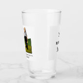 Funny Golf Humour Verre de bière (Gauche)