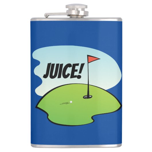Funny Golf Juice Birdy Celebration Modern Heupfles (Voorkant)