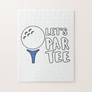 Funny Golf Lover Gift Let's Par T-shirt Golf Gift Legpuzzel