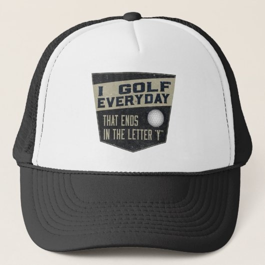 Funny Golf Pet - Ik Golf Elke dag (Voorkant)